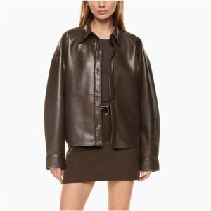 Aritzia Pelli Hip Shirt Jacket
